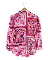 Camisa manga larga print