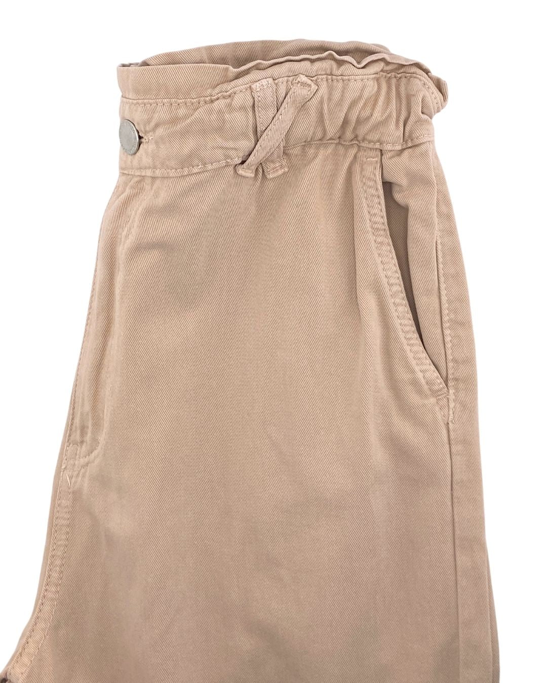 Pantalon encauchado tiro alto