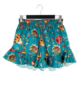 Set de blusa y short satinado
