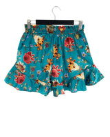 Set de blusa y short satinado