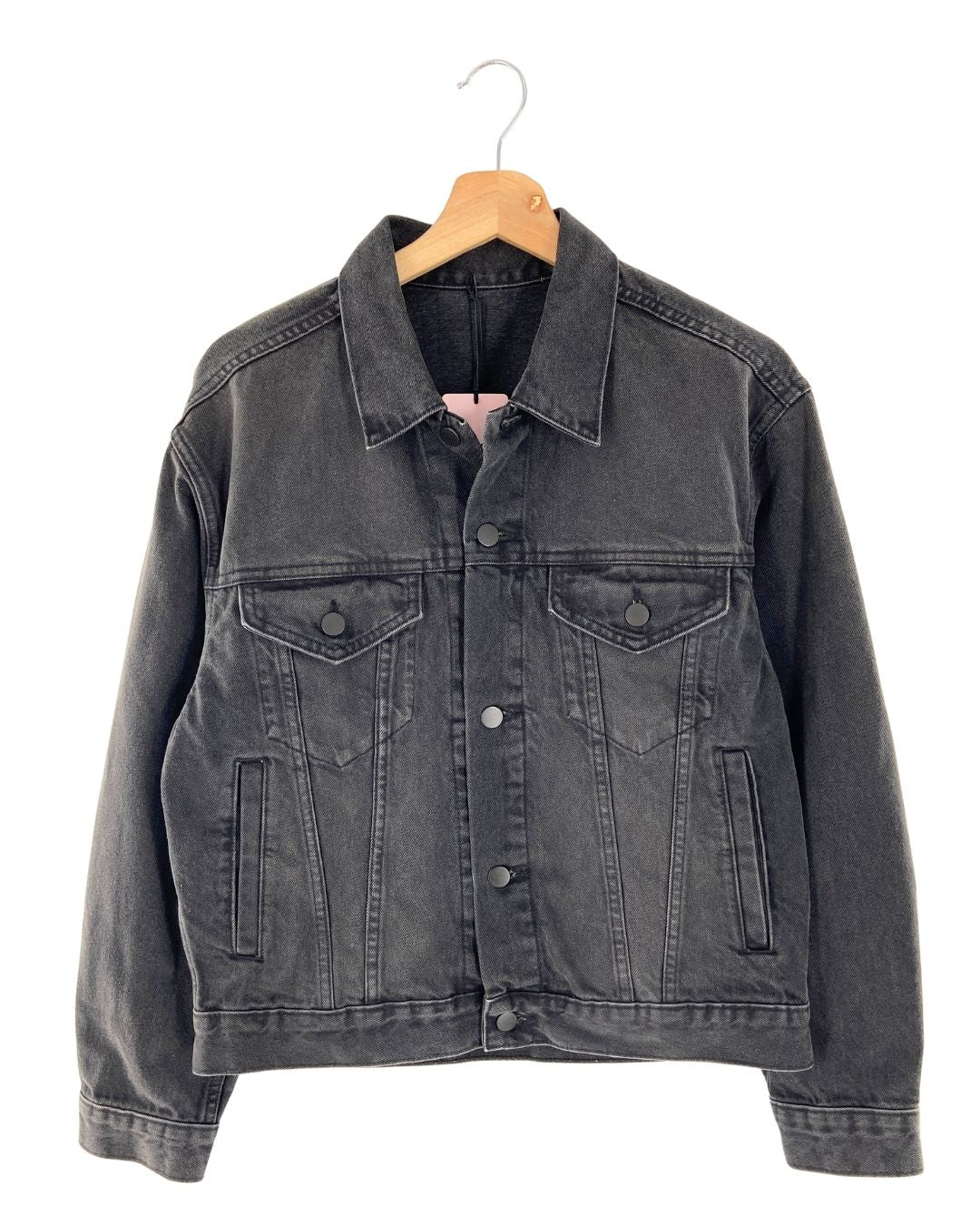 Chaqueta abotonada en denim