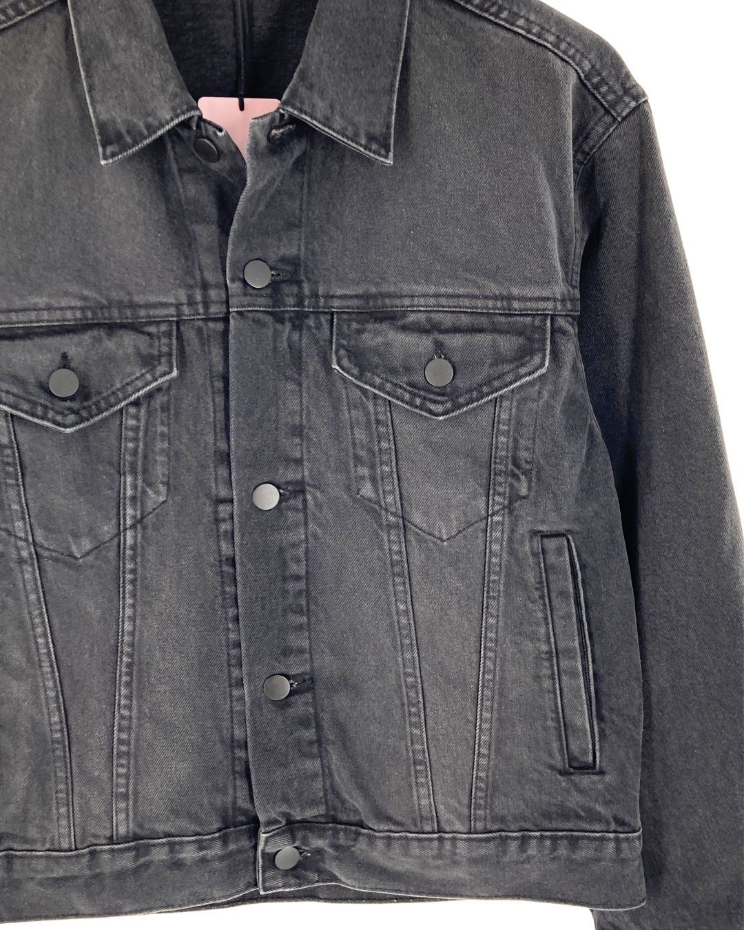 Chaqueta abotonada en denim