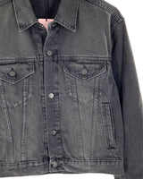 Chaqueta abotonada en denim