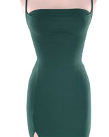 Vestido midi de tiras