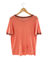 Camiseta tejida lineas en cuel