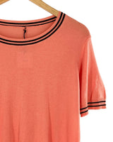 Camiseta tejida lineas en cuel