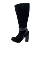 Botas de tacon en cuero