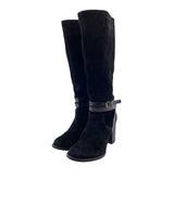 Botas de tacon en cuero
