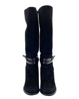 Botas de tacon en cuero