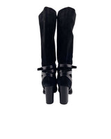 Botas de tacon en cuero