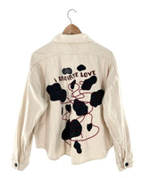 Chaqueta en denim con bordado