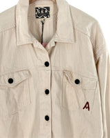 Chaqueta en denim con bordado