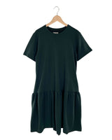 Vestido manga corta corte bajo