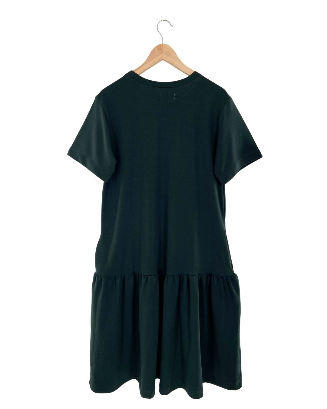 Vestido manga corta corte bajo