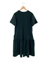 Vestido manga corta corte bajo