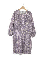 Maxi vestido amplio print dots
