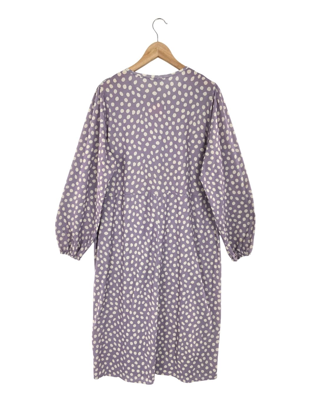 Maxi vestido amplio print dots