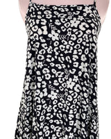 Vestido midi amplio de tiras