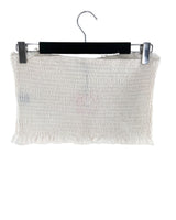 Blusa strapless encauchada