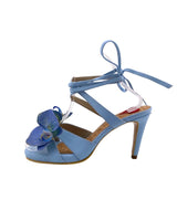 Sandalias anudadas de tacon