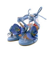 Sandalias anudadas de tacon