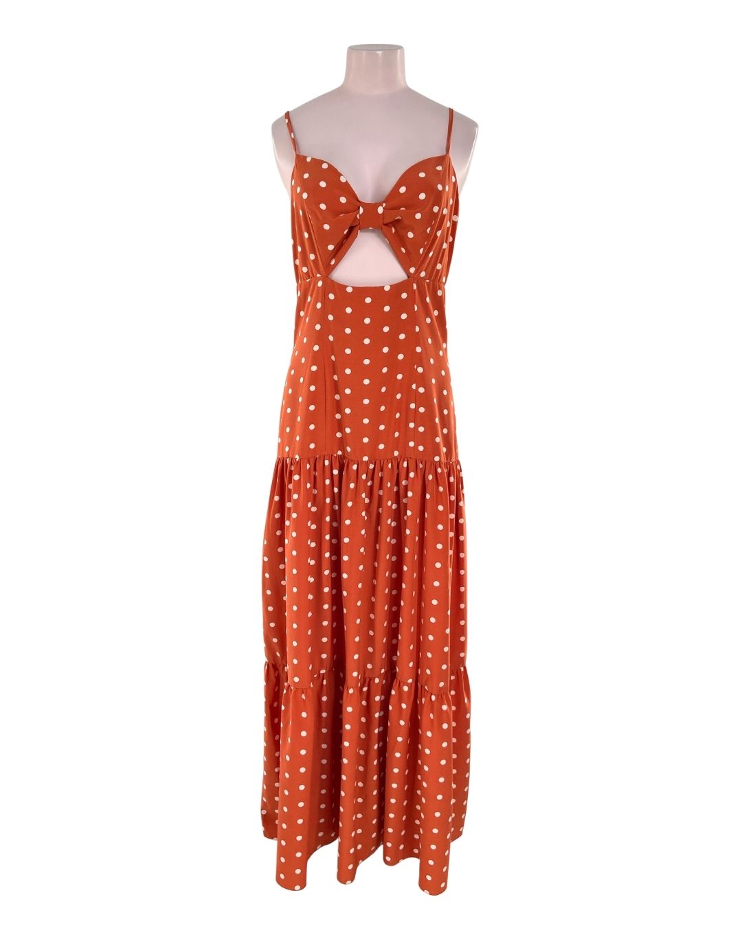 Maxi vestido de tiras print