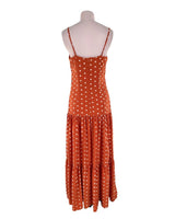 Maxi vestido de tiras print