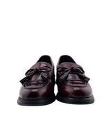 Mocasines en cuero con lazo