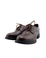 Oxford en cuero con cordones