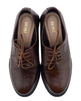 Oxford en cuero con cordones