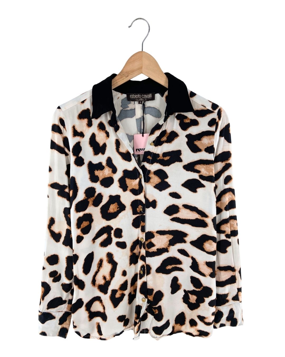 Camisa satinada animal print