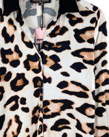 Camisa satinada animal print
