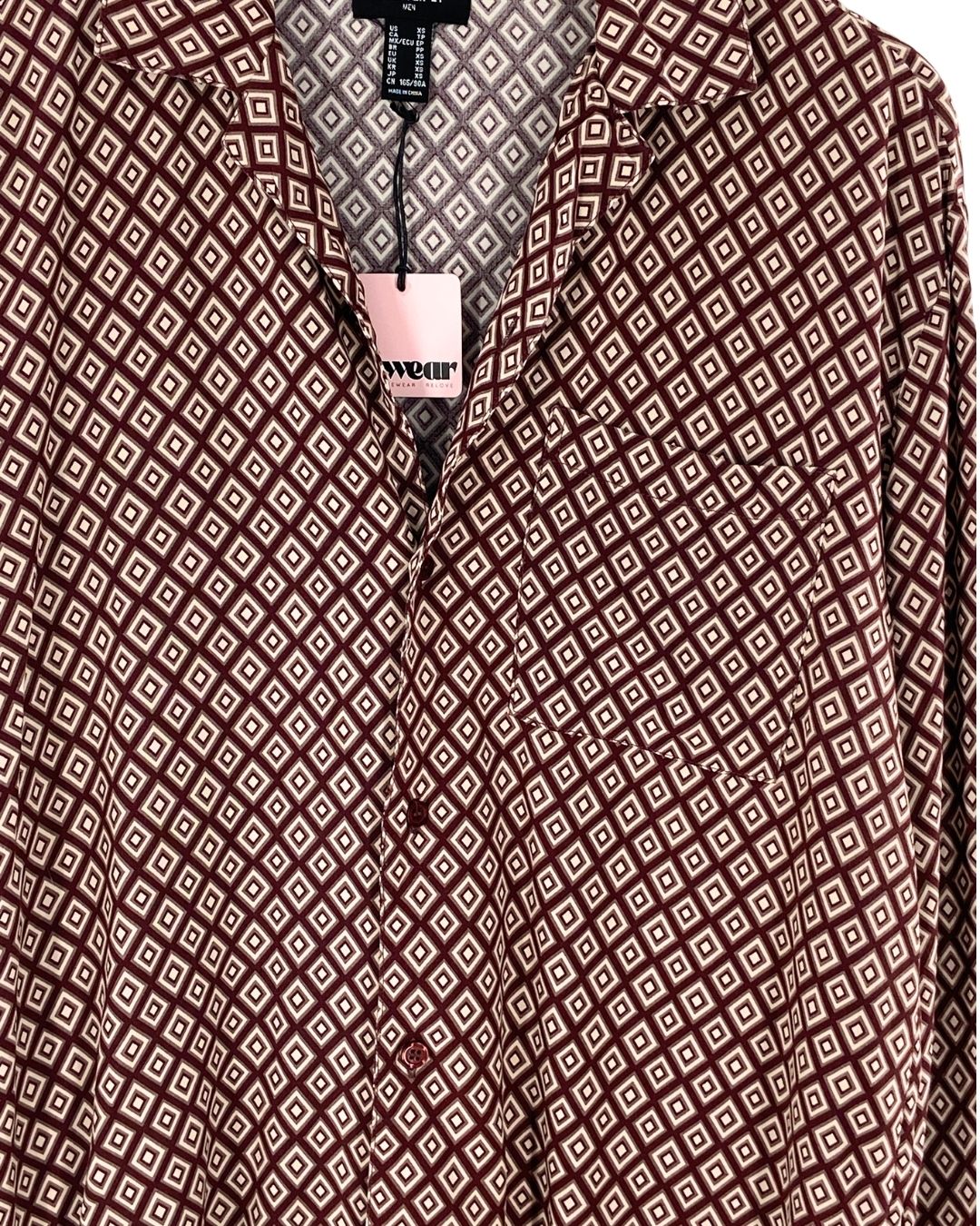Camisa manga larga print
