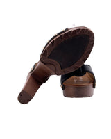 Sandalias cruzadas de tacon