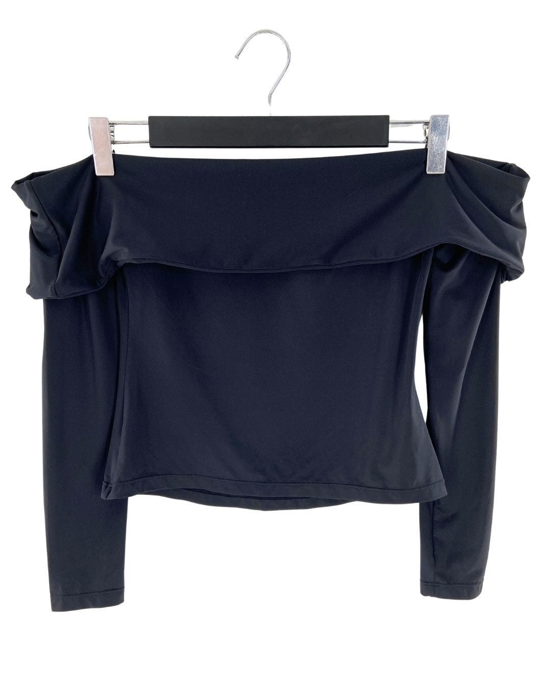 Blusa crop off shoulder