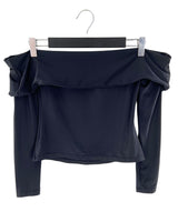 Blusa crop off shoulder