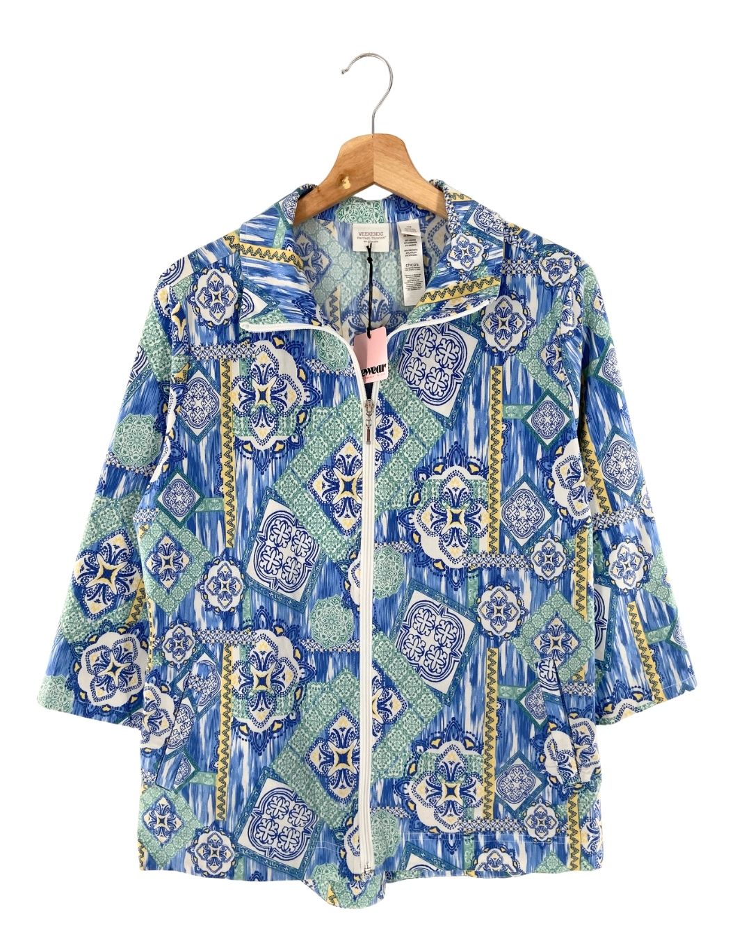 Chaqueta manga 3/4  print
