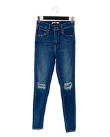 Skinny jean stretch destroyed