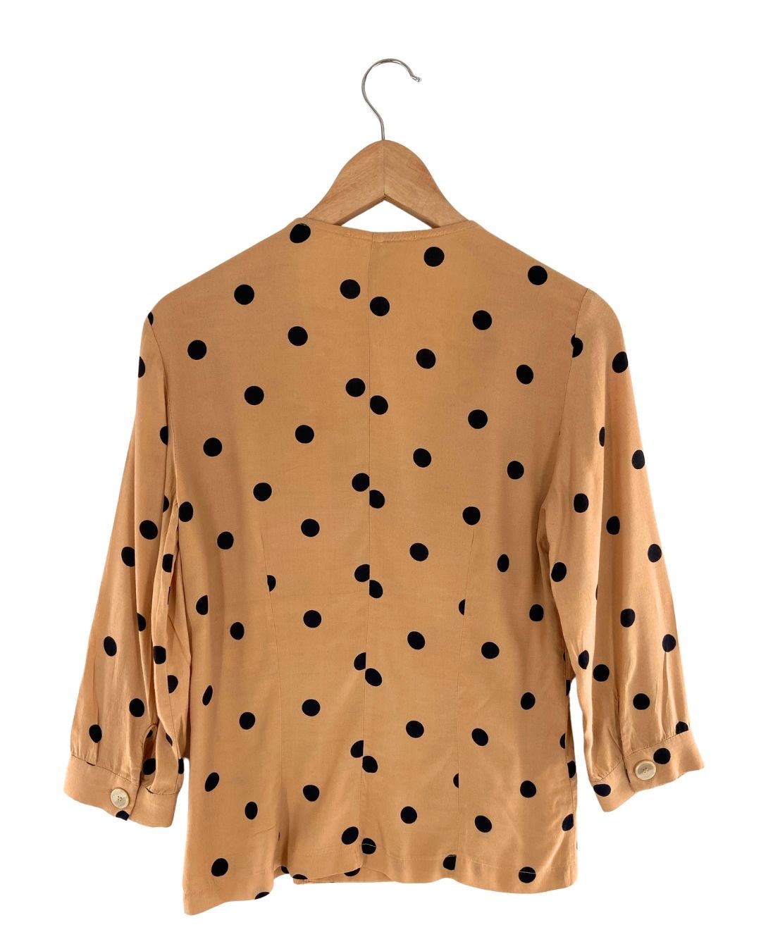 Blusa abotonada lateral print