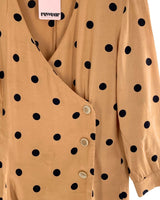 Blusa abotonada lateral print
