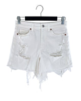 Mom short en denim destroyed