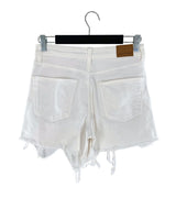 Mom short en denim destroyed