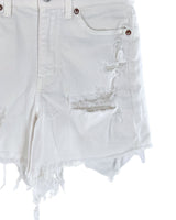 Mom short en denim destroyed