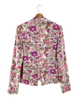 Blazer abierto print flores