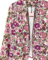 Blazer abierto print flores