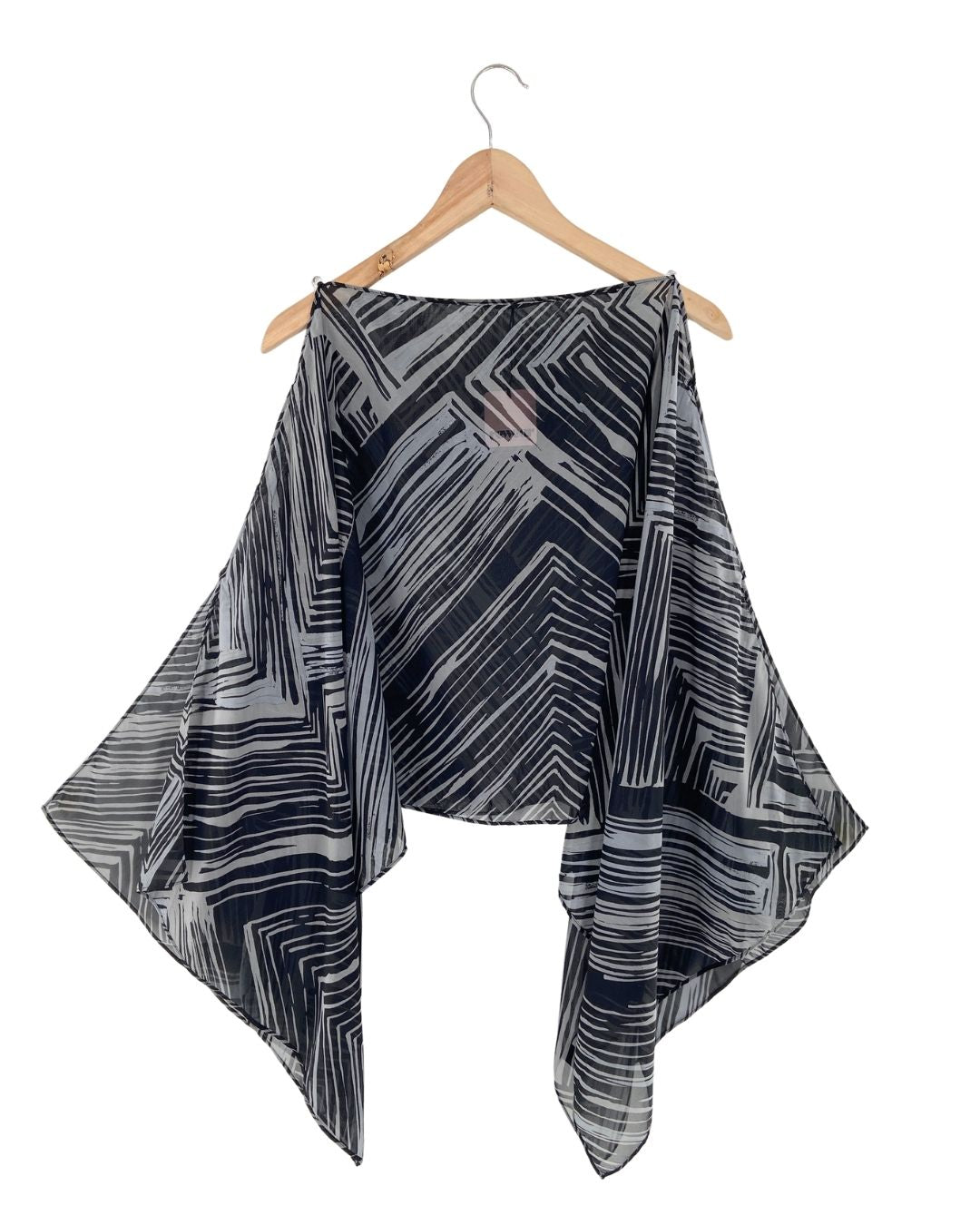 Blusa traslucida botones