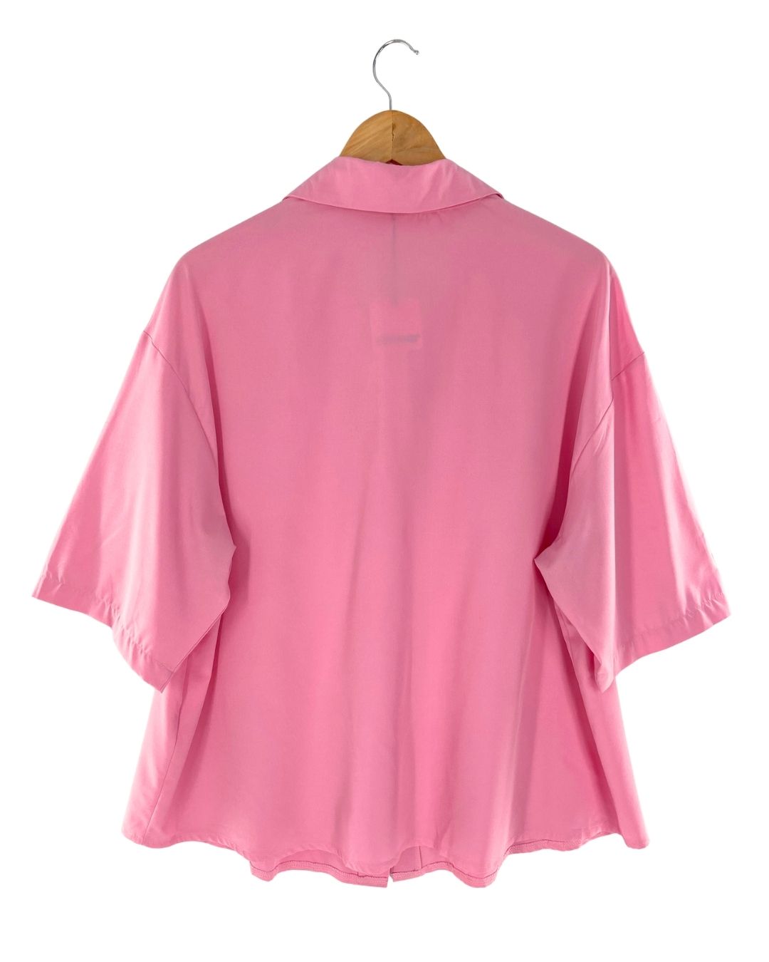 Camisa amplia manga corta