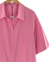 Camisa amplia manga corta