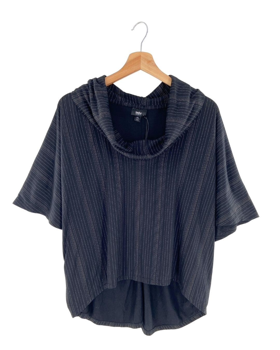 Blusa a rayas cuello amplio