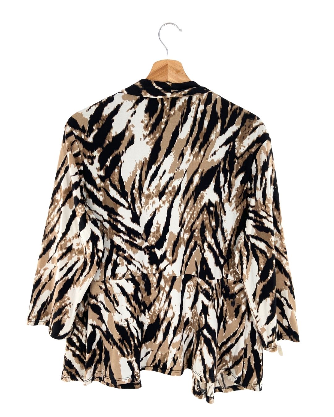 Chaqueta abierta con print